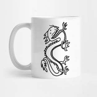 Line Art Dragon Mug